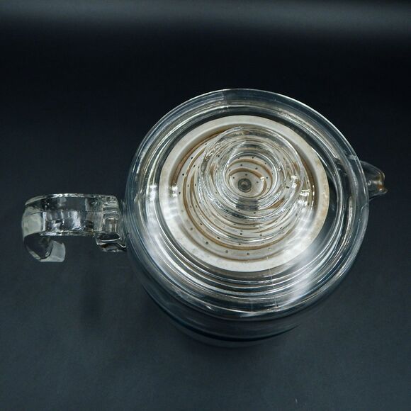 Pyrex Glass Coffee Pot Flameware StoveTop 6-9 Cup Percolator Complete #7759-B - Picture 6 of 16